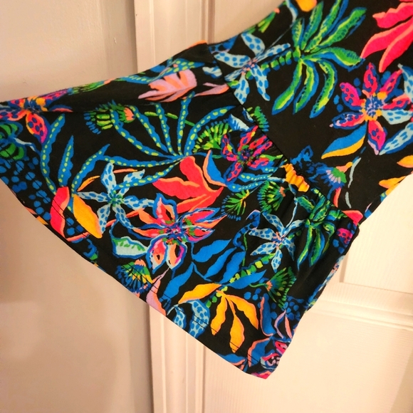 Lilly Pulitzer XL Norris 3/4 sleeve dress in Onyx Paradise Glow - Picture 4 of 5